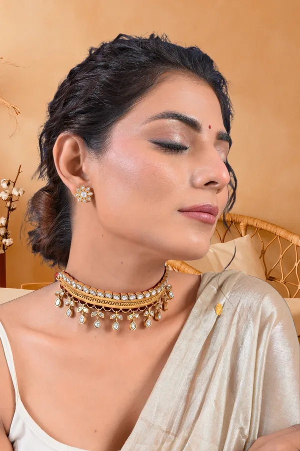 Gold_Plated_Gulrukh_Earring_For_Women