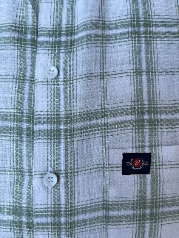 Green_Cotton_Premium_&_Elegant_Chex_Shirt_For_Men_#41910