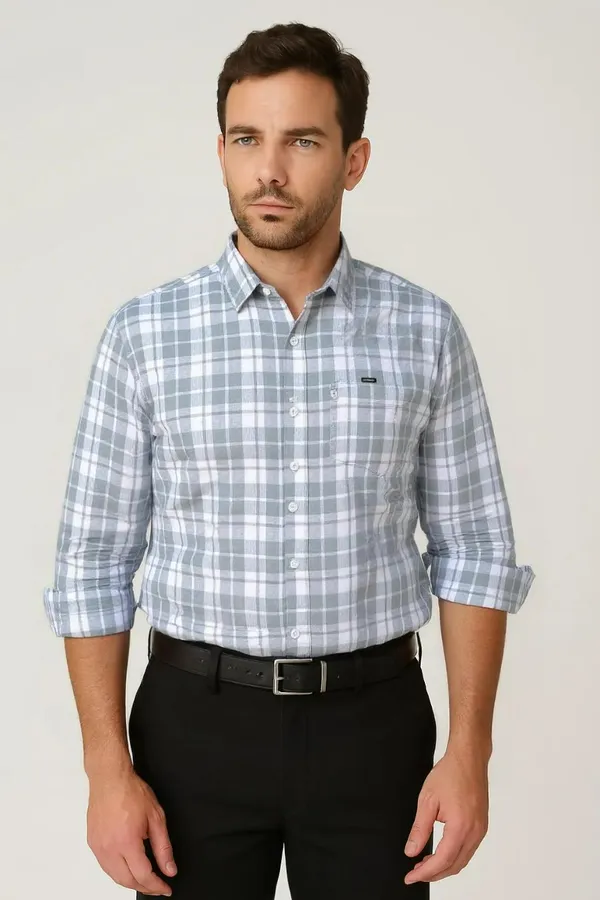 Gray_Cotton_Premium_&_Elegant_Chex_Shirt_For_Men_#41968