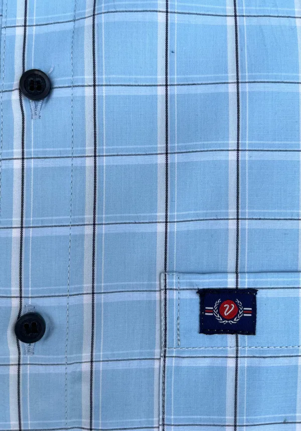 Light_Blue_Poly-Cotton_Premium_&_Elegant_Chex_Shirt_For_Men_#41770
