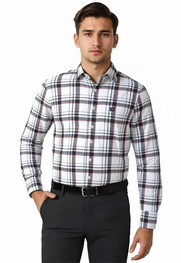 Multicolor_Jute_Cotton_Premium_&_Elegant_Chex_Shirt_For_Men_#41888