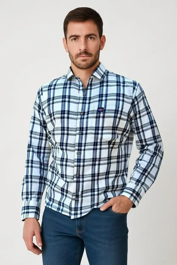 Multicolor_Cotton_Premium_&_Elegant_Chex_Shirt_For_Men_#41890