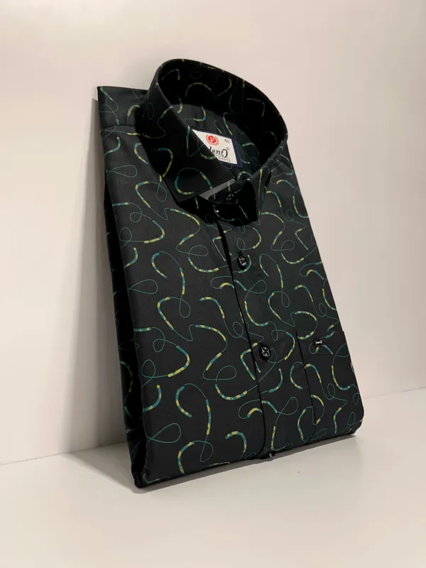 Black_Satin_Premium_&_Elegant_Printed_Shirt_For_Men_#11101