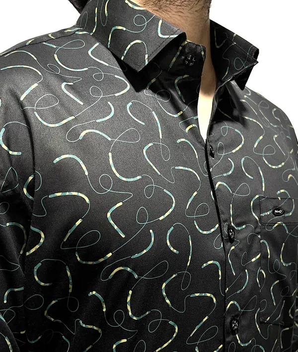 Black_Satin_Premium_&_Elegant_Printed_Shirt_For_Men_#11101