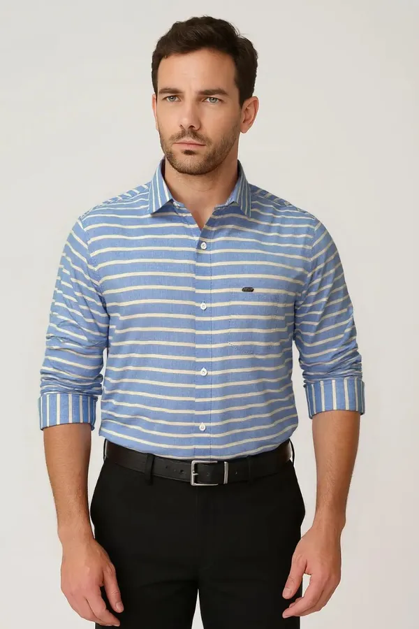 Multicolor_Cotton_Premium_&_Elegant_Striped_Shirt_For_Men_#51430