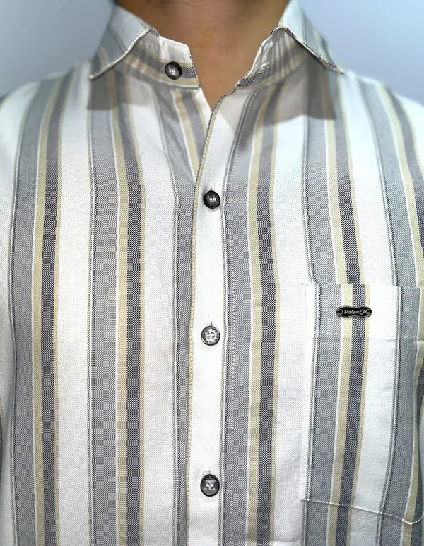 Multicolor_Poly_Cotton_Premium_&_Elegant_Striped_Shirt_For_Men_#61805