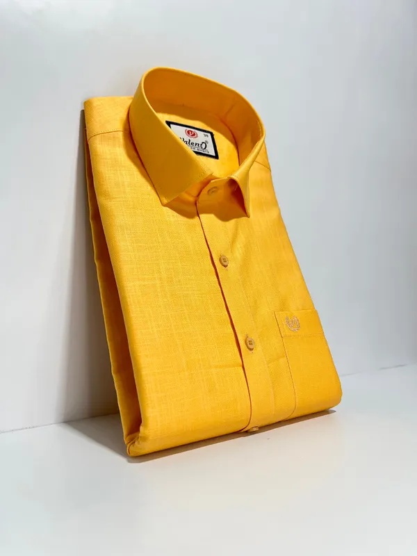 Mango_Linen_Premium_&_Elegant_Solid_Shirt_For_Men_#21948/1
