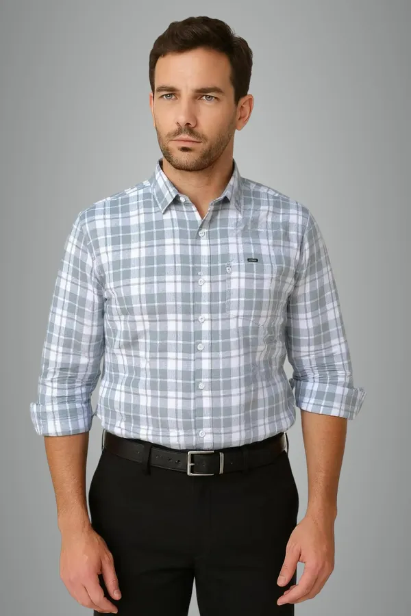 Gray_Cotton_Premium_&_Elegant_Chex_Shirt_For_Men_#41968