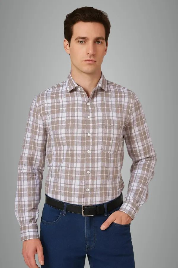 Multicolor_Cotton_Premium_&_Elegant_Chex_Shirt_For_Men_#41968