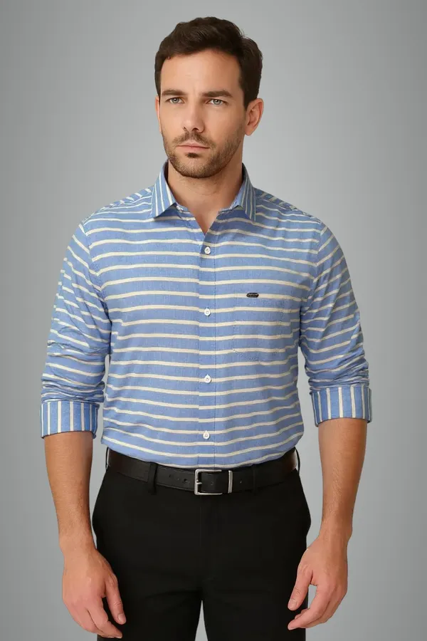 Multicolor_Cotton_Premium_&_Elegant_Striped_Shirt_For_Men_#51430