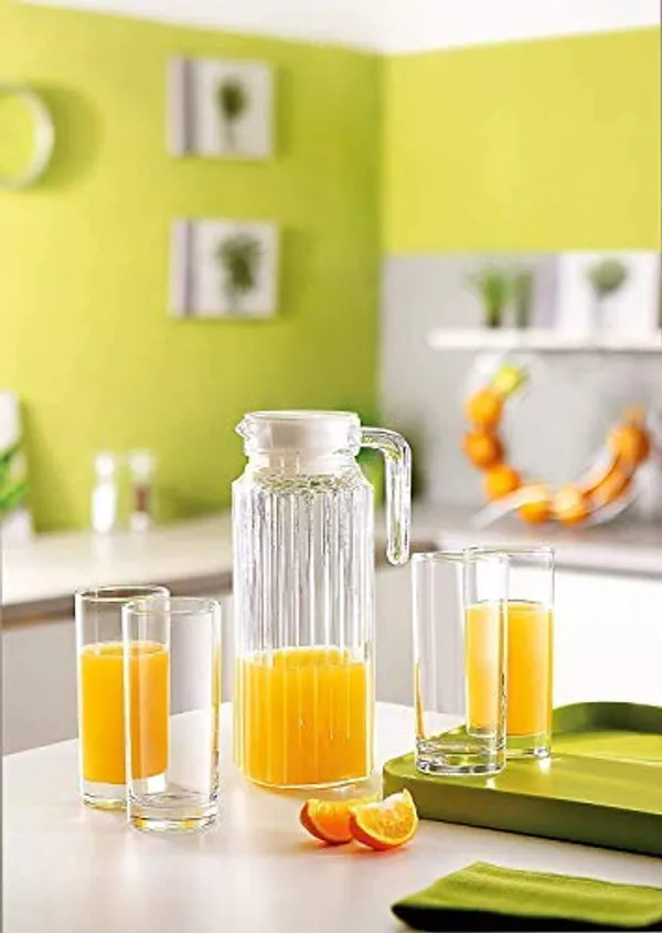 1100ml_Premium_Glass_Jug_Pack_of_2pcs_-_Modern_Fashioned_Straight_Line_Designing_Transparent_Carafe_for_Water,_Juice,_Milk_and_Kitchen_Storage_(Clear_1100ml),_Set_of_-_(2)