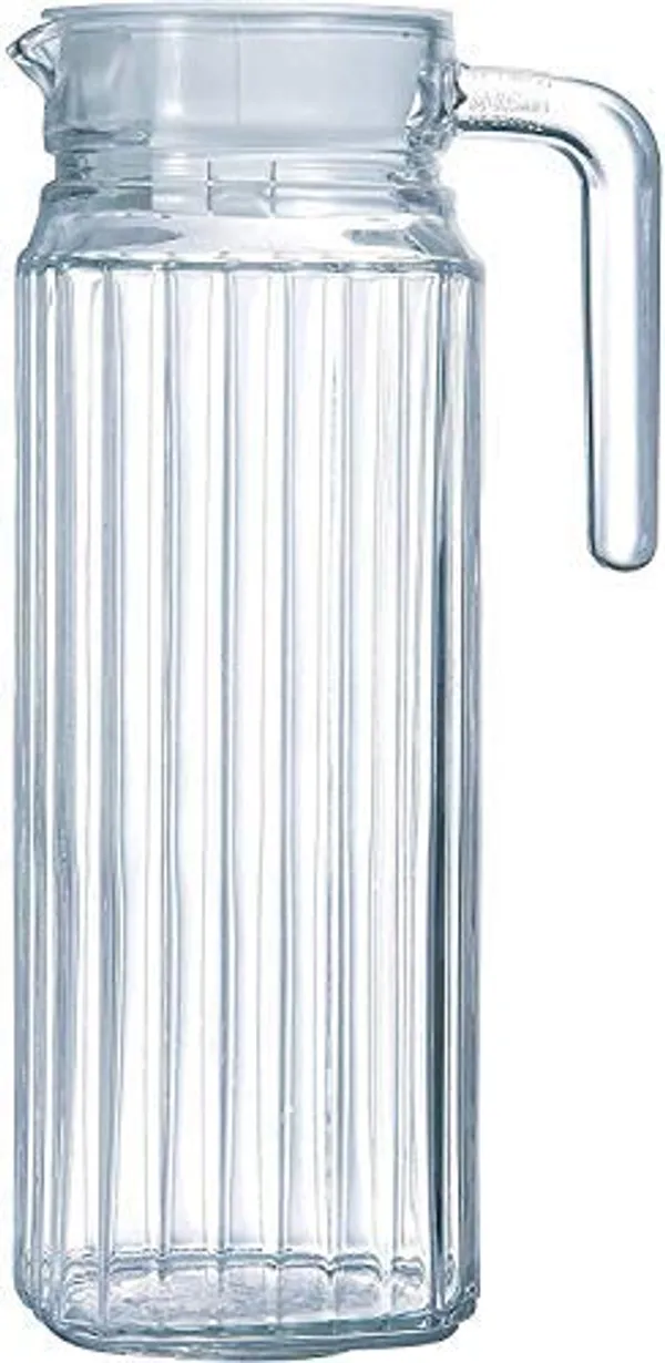 1100ml_Premium_Glass_Jug_Pack_of_2pcs_-_Modern_Fashioned_Straight_Line_Designing_Transparent_Carafe_for_Water,_Juice,_Milk_and_Kitchen_Storage_(Clear_1100ml),_Set_of_-_(2)