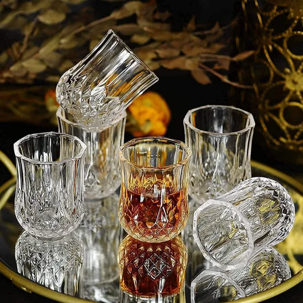 50ml_Premium_Crystal_Cut_Base_Designed_Shot_Glass_Pack_of_12,_Perfect_Old_Fashioned_Glasses_for_Tequila,_Cordial,_Whiskey,_Vodka