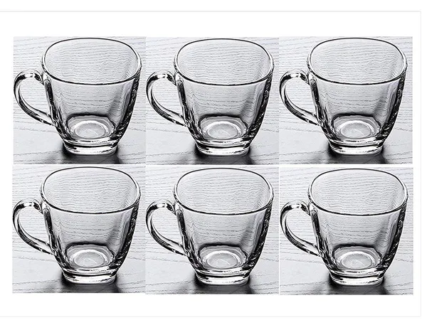 Transparent_Oval_Shape_Square_Crystal_Clear_Toughened_Glass_Tea_Cup_with_Convenient_Solid_Handle,_Glass_Set_for_Tea,_Coffee,_Beer,_Hot/Cold_Drinks_(200ML)_Set_of_-_(12)