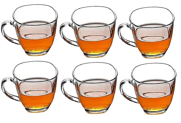 Transparent_Oval_Shape_Square_Crystal_Clear_Toughened_Glass_Tea_Cup_with_Convenient_Solid_Handle,_Glass_Set_for_Tea,_Coffee,_Beer,_Hot/Cold_Drinks_(200ML)_Set_of_-_(12)