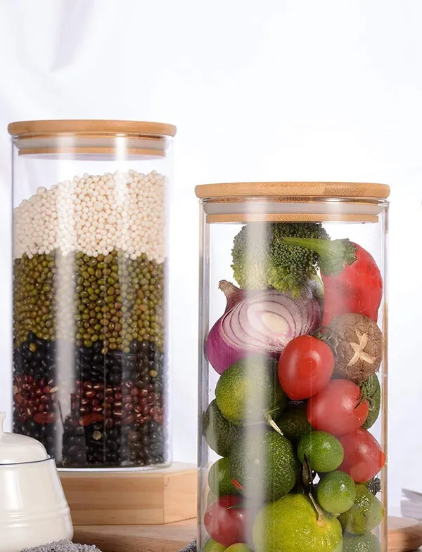 1500ml_Kitchen_Storage_Borosilicate_Glass_Jar_And_Container,_Air_Tight_Bamboo_Wooden_Lid_Container_(Transparent_-_1500ml)_Pack_of_-_(3)