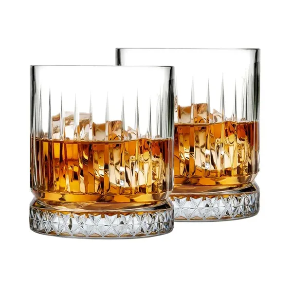 Italian_Trendy_Whiskey_Glasses_Set_of_4_|_Stylish_Design_&_Heavy_Base_|_Perfect_for_Scotch,_Mixed_Drinks,_Wine,_Bourbon,_Water_and_Cocktail_Drinks_300_ML