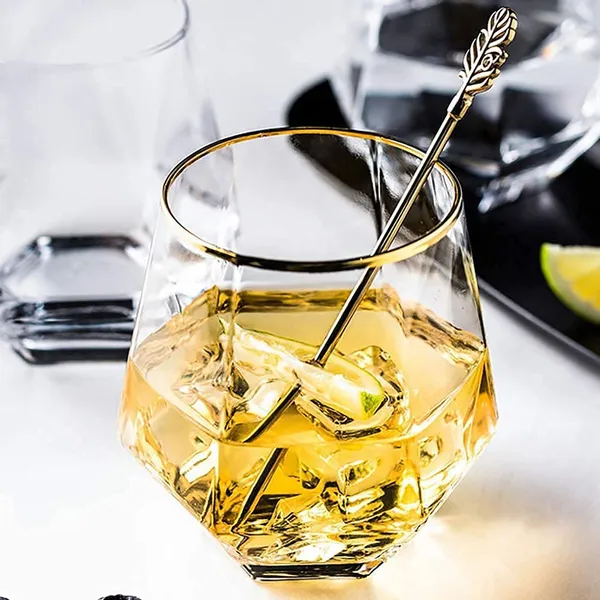 300ml_Premium_Old_Fashioned_Diamond_Crystal_Gold_Banded_Whiskey_Glasses_(Clear_300ml),_Set_of_-_(6)
