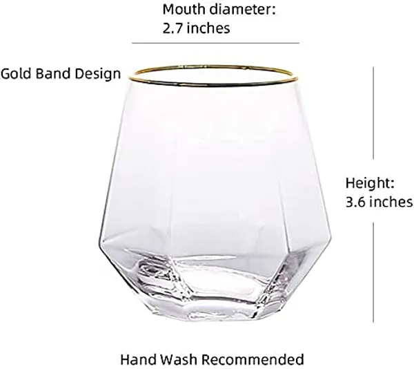 300ml_Premium_Old_Fashioned_Diamond_Crystal_Gold_Banded_Whiskey_Glasses_(Clear_300ml),_Set_of_-_(6)