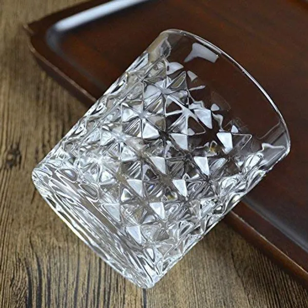 300ml_Customized_Unique_Thick_Bottom_Crystal_Diamond_Design_Whiskey_Glass_(Transparent_300ml)_Set_of_-_(6)