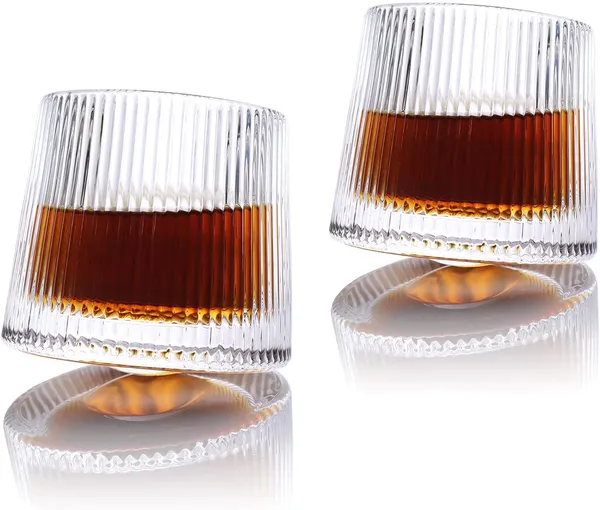 Rotatable_Decompression_Whiskey_Glasses_|_240ML_Old_Fashioned_Whiskey_Glasses_|_Bar_Glasses_Perfect_Idea_for_Scotch_Lovers_|_Glasses_for_Scotch,_Rum_(Transparent_240ml),_Set_of_-_(6)