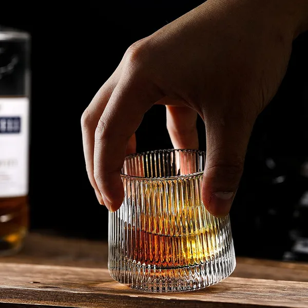 Rotatable_Decompression_Whiskey_Glasses_|_240ML_Old_Fashioned_Whiskey_Glasses_|_Bar_Glasses_Perfect_Idea_for_Scotch_Lovers_|_Glasses_for_Scotch,_Rum_(Transparent_240ml),_Set_of_-_(6)