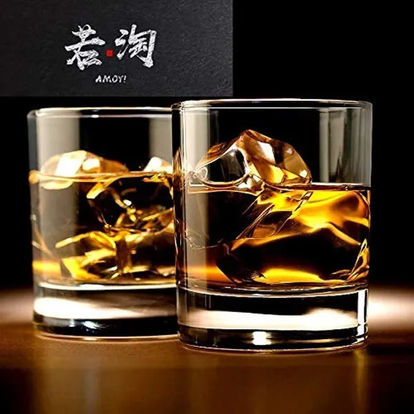 Italian_Premium_Whiskey_Glasses_Set_of_4_|_300ML_Old_Fashioned_Scotch_Glass_|_Imported_Tumblers_for_Bourbon_Beer_Wine_Cognac_Cocktail_|_Best_Gift_for_Whisky_Lovers_(Round,_4)