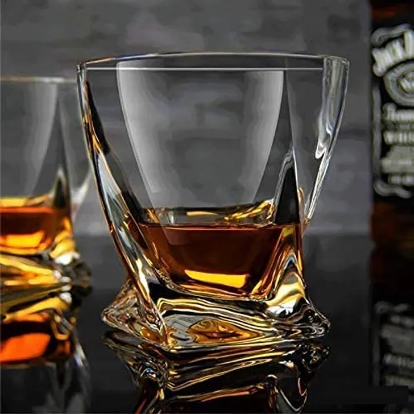 Italian_Premium_Whiskey_Glasses_Set_of_4_|_300ML_Old_Fashioned_Scotch_Glass_|_Imported_Tumblers_for_Bourbon_Wine_Cognac_Cocktail_|_Best_Gift_for_Whisky_Lovers_(Twisted,_4)