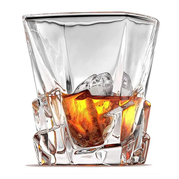 300ml_Old_Fashioned_Tumbler_Set_of_6_|_Whiskey_Glass_with_Thick_Bottom_|_Rocks_Bar_Glass_for_Drinking_Bourbon,_Scotch,_Cocktails._(Time-Stone)