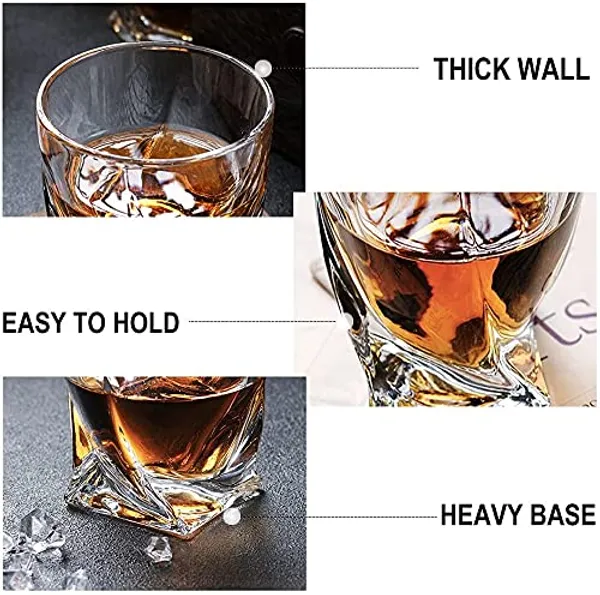 300ml_Old_Fashioned_Tumbler_Set_of_6_|_Whiskey_Glass_with_Thick_Bottom_|_Rocks_Bar_Glass_for_Drinking_Bourbon,_Scotch,_Cocktails._(Time-Stone)
