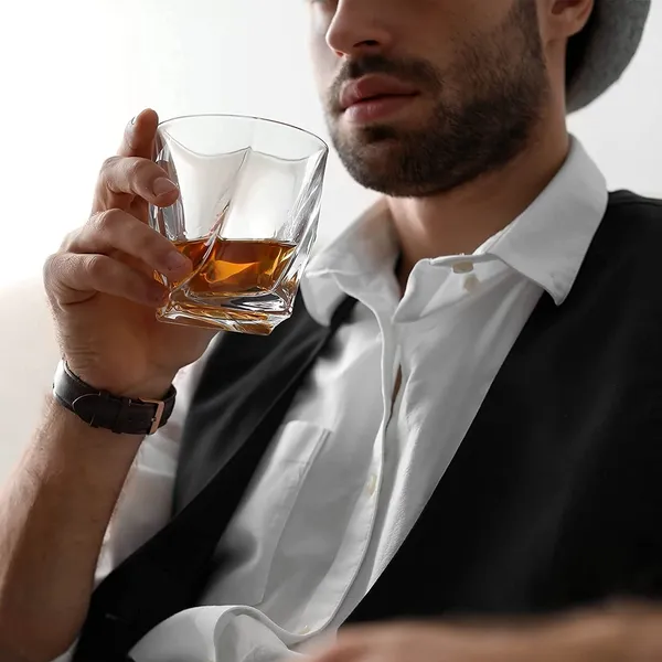300ml_Old_Fashioned_Tumbler_Set_of_6_|_Whiskey_Glass_with_Thick_Bottom_|_Rocks_Bar_Glass_for_Drinking_Bourbon,_Scotch,_Cocktails._(Time-Stone)