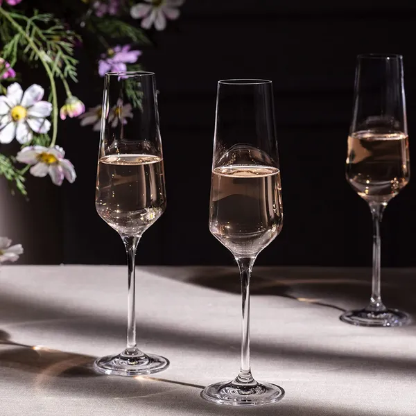 250ml_Crystal_Champagne_Flute_Glass_Set_of_6_|_Perfect_for_Home,_Restaurants_and_Parties_|_Lead-Free,_Clear,_Durable_Glassware_Perfect_for_Home,_Restaurants_and_Parties