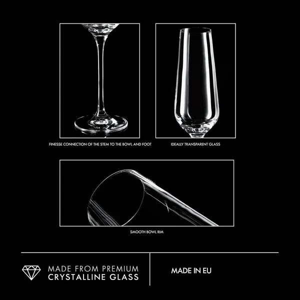 250ml_Crystal_Champagne_Flute_Glass_Set_of_6_|_Perfect_for_Home,_Restaurants_and_Parties_|_Lead-Free,_Clear,_Durable_Glassware_Perfect_for_Home,_Restaurants_and_Parties