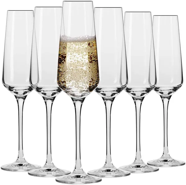 250ml_Crystal_Champagne_Flute_Glass_Set_of_6_|_Perfect_for_Home,_Restaurants_and_Parties_|_Lead-Free,_Clear,_Durable_Glassware_Perfect_for_Home,_Restaurants_and_Parties