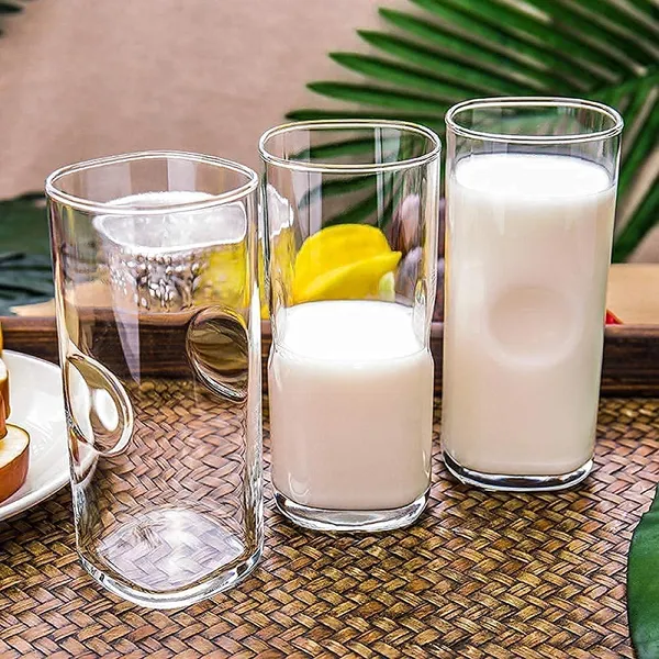 Italian_Premium_Water_and_Juice_Glasses_Set,_Transparent_300ml_Drinking_Water_Glass_Set,_Round_Stylish_and_Crystal_Highball_Glasses_for_Water_Juice_Milk_Lassi_and_Cocktails_(Milk,_6)