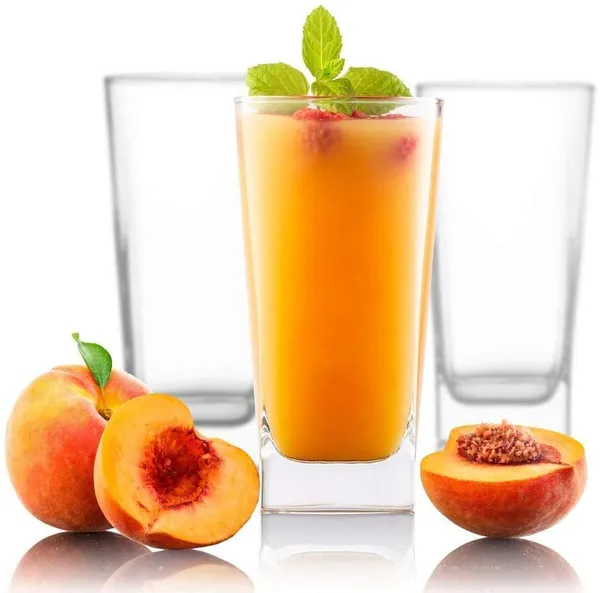Premium_Juice/Water_Glass_Set_of_6_|_300ml_Classic_Highball_Tumbler_|_Glasses_for_Drinking_Juice,_Milkshake,_Beer,_Cocktail,_Coke,_Lassi,_Soda_(Square,_6)