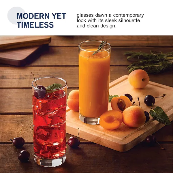 Premium_Juice/Water_Glass_Set_of_12_|_300ml_Classic_Highball_Tumbler_|_Glasses_for_Drinking_Juice,_Milkshake,_Beer,_Cocktail,_Coke,_Lassi,_Soda_(Round,_12)
