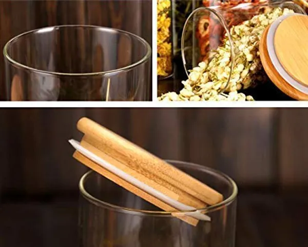 Large_Glass_Food_Storage_Container_Set_of_2_|_1100ml_with_Airtight_Bamboo_Lid_|_Glass_Canister_Set_for_Spaghetti_Pasta,_Powder,_Tea,_Coffee,_Weed