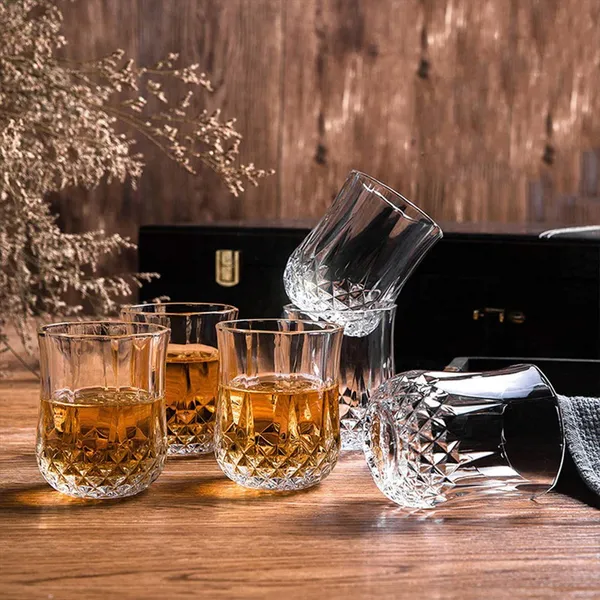 Crystal_Clear_Whiskey_Glasses_Set_|_270ml_Premium_Glasses_Pack_of_6_|_Designer_Glass_for_Taking_and_Serving_Various_Drinks_(Transparent_270ml)_(Whiskey,_6)