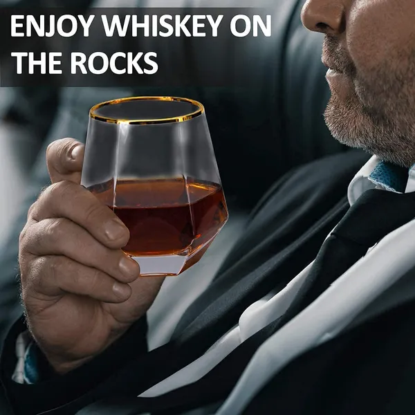 Italian_Premium_Whiskey_Glasses__|_310ML_Old_Fashioned_Gold_Diamond_Scotch_Glass_|_Imported_Tumblers_for_Bourbon_Wine_Cognac_Cocktail_|_Best_Gift_for_Whisky_Lovers_(Hexa_GR,_4)