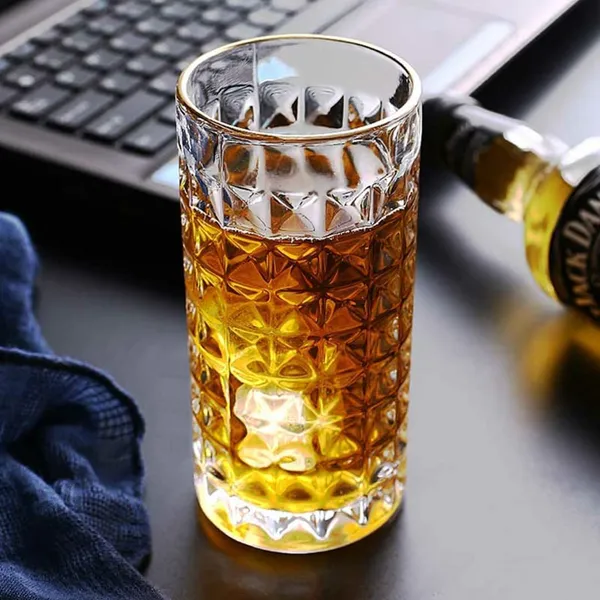 Premium_Juice_Glasses_Set_of_6_|_300ML_Long_Tall_Highball_Diamond_Cut_Glass_|_Elegant_Glassware_Perfect_for_Cocktail,_Mocktail,_Milk,_Milkshake,_Soda