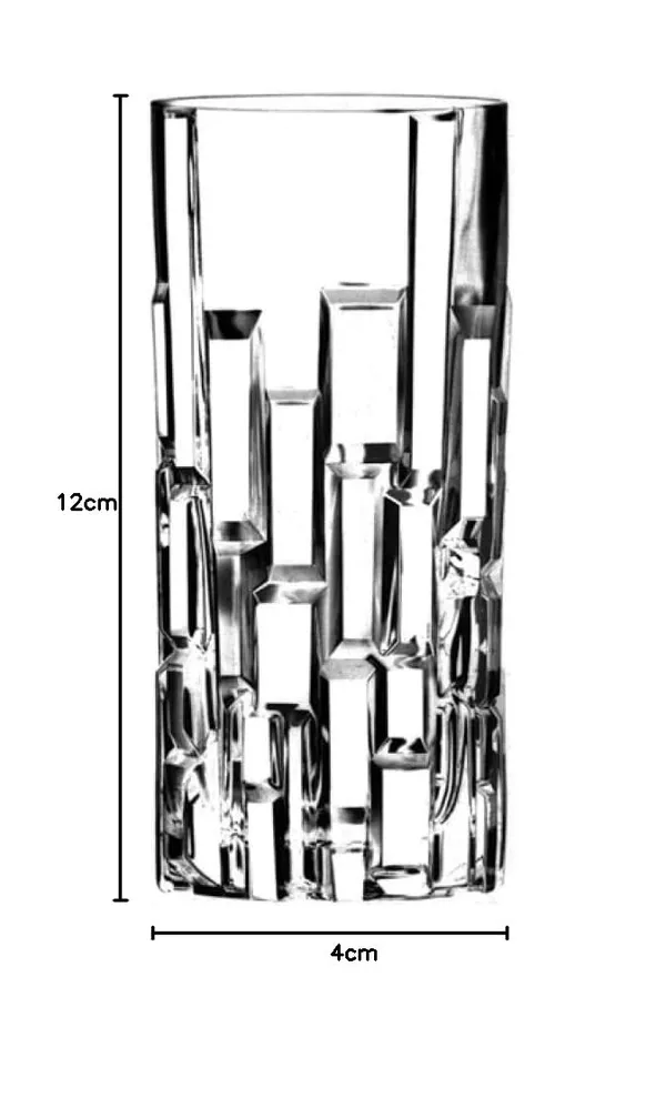 Italian_Premium_Water_and_Juice_Glasses_Set_of_6,_Transparent_300ml_Drinking_Water_Glass,_3D_Brick_Design_Stylish_and_Crystal_Highball_Glasses_for_Water_Juice_Milk_Lassi_and_Cocktails