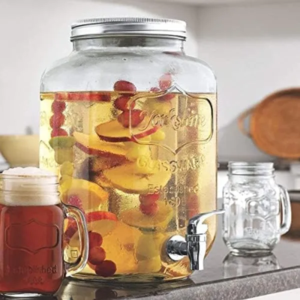 Glass_Iced_Drink_Dispenser_with_Spout_&_Tap,_Steel_Lid_–_Cold_Beverage_Dispenser_for_Beer,_Water,_Cocktails,_Detox_Drinks_&_More,_Clear_Glass,_Perfect_for_Parties_&_Events