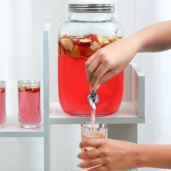4_Litre_Glass_Juice_Dispenser_-_Water_Pitcher_for_Detox_Water_-_Mason_Jar_-_Counter_Table_Top_Infused_Water_&_Beer_Dispenser,_Air_Tight_Lid_Pitcher_for_Home_&_Kitchen_Glassware,_Restaurant