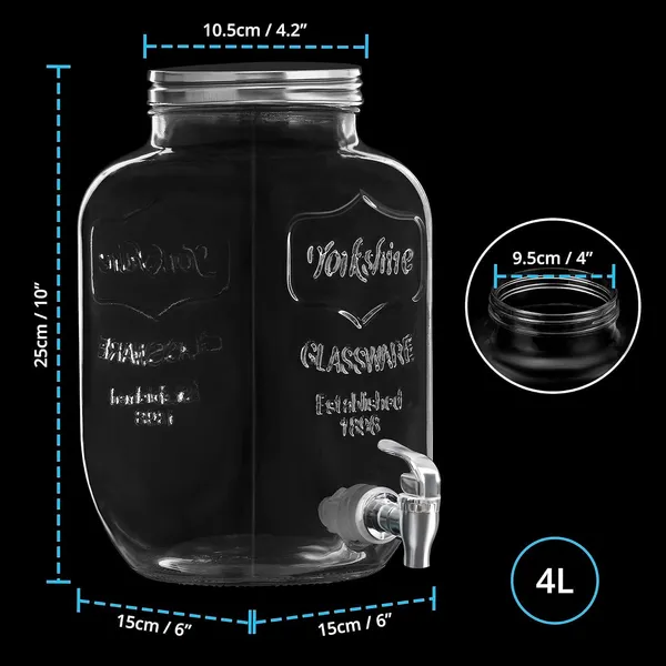 4_Litre_Glass_Juice_Dispenser_-_Water_Pitcher_for_Detox_Water_-_Mason_Jar_-_Counter_Table_Top_Infused_Water_&_Beer_Dispenser,_Air_Tight_Lid_Pitcher_for_Home_&_Kitchen_Glassware,_Restaurant