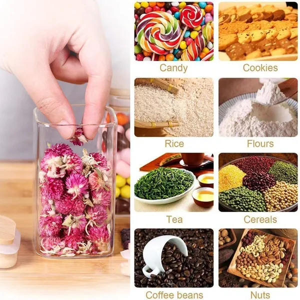Premium_230Ml_Glass_Containers_for_Kitchen_Set_of_6-Piece_|_7.8oz_Storage_Jars_with_Bamboo_Lids_|_Square_Containers_For_Sugar,_Tea,_Spice,_Pantry_&_Herbs_|_Airtight_Food_Canisters_for_Home