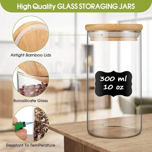 Premium_320ml_Pack_of_6_Borosilicate_Glass_Jars_with_Bamboo_Lid_I_Transparent_Airtight_Borosilicate_Kitchen_Containers_Set_|_Glass_Jars_for_Cookies_Snacks_Dry_Fruits_Nuts_Pulses_Pantry_&_Herbs