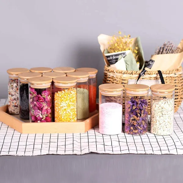 Premium_320ml_Pack_of_6_Borosilicate_Glass_Jars_with_Bamboo_Lid_I_Transparent_Airtight_Borosilicate_Kitchen_Containers_Set_|_Glass_Jars_for_Cookies_Snacks_Dry_Fruits_Nuts_Pulses_Pantry_&_Herbs