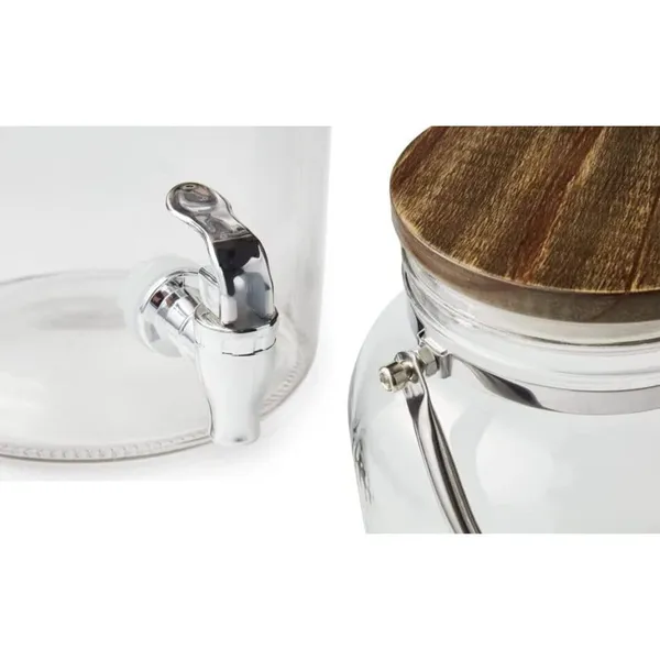 Glass_Iced_Drink_Dispenser_with_Tap_&_Bamboo_Lid_(5.5_Litre)_|_Transparent_Beverage_Dispenser_for_Water,_Juice,_Cocktails_&_Parties_|_Large_Capacity_Drinkware