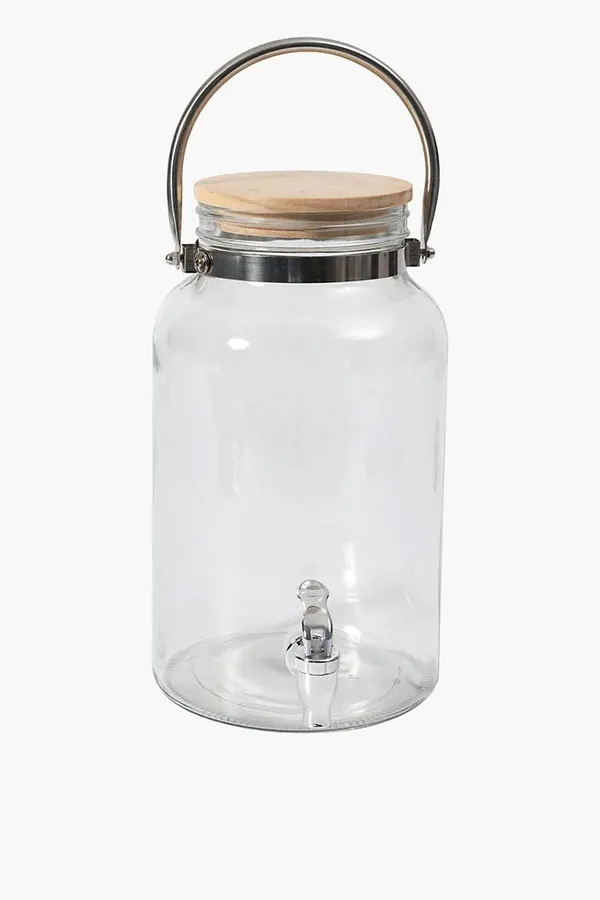 Glass_Iced_Drink_Dispenser_with_Tap_&_Bamboo_Lid_(5.5_Litre)_|_Transparent_Beverage_Dispenser_for_Water,_Juice,_Cocktails_&_Parties_|_Large_Capacity_Drinkware